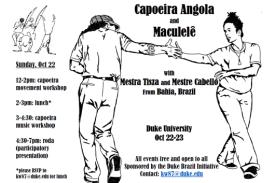 Capoeira image of Mestra Tisza and Mestre Cabello